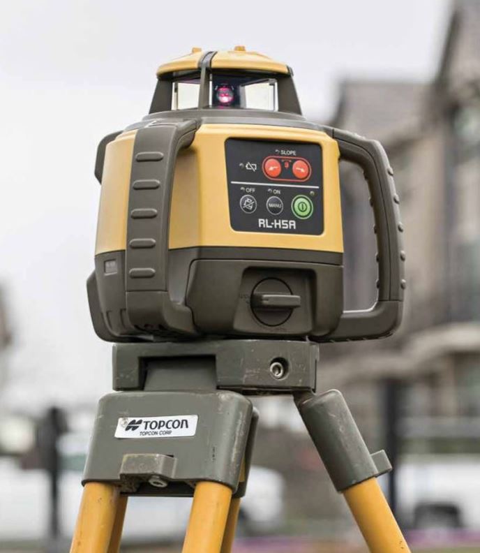 NIVEAU LASER ROTATIF HORIZONTAL AUTOMATIQUE RL-H5A, CELLULE LS80X - TOPCON - 105262401