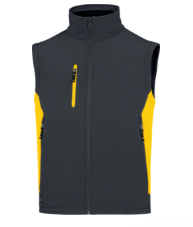 VESTE DE TRAVAIL SOFTSHELL GRISE MANCHES AMOVIBLES - DELTA PLUS - MYSE2GJ0