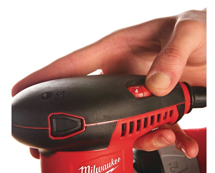 Ponceuse Excentrique 125mm, 300W MILWAUKEE ROS 125 E - 4933433180