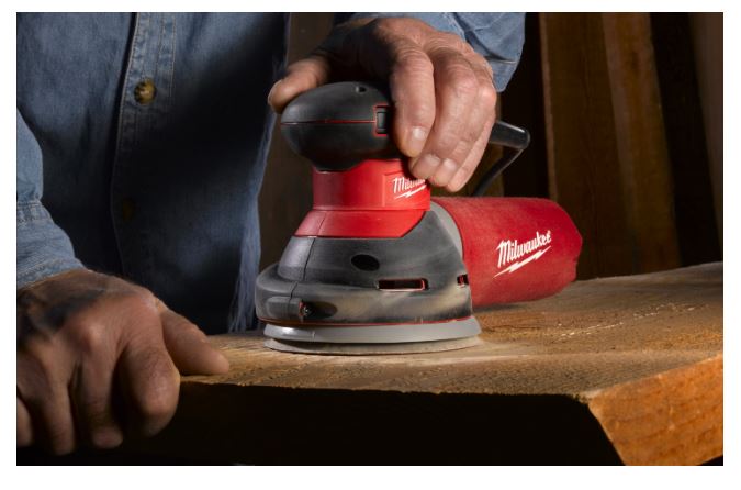 Ponceuse Excentrique 125mm, 300W MILWAUKEE ROS 125 E - 4933433180