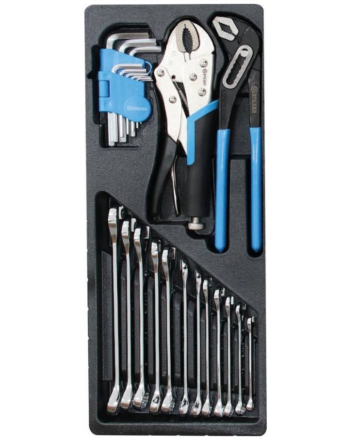 Caisse à outils composée de 76 outils STILKER - 25035