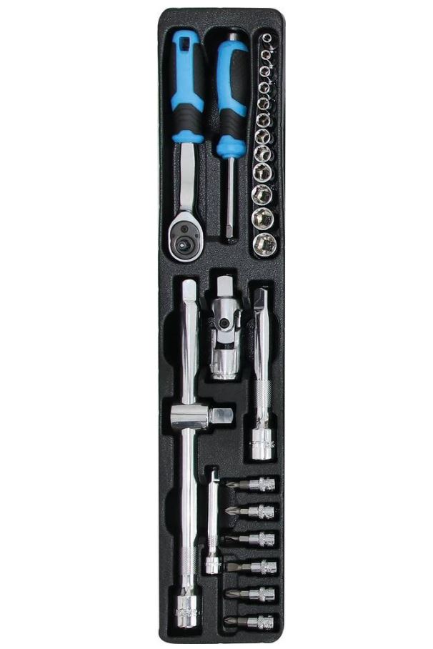 Caisse à outils composée de 76 outils STILKER - 25035