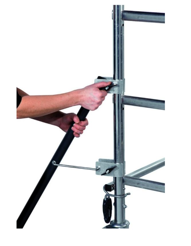 ECHAFAUDAGE ROULANT ALUMINIUM CENTAURE QUAD'UP EVOLUTION HAUTEUR DE TRAVAIL 4m70 347703