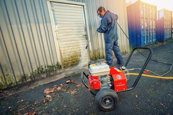 NETTOYEUR HAUTE PRESSION DIMACO THERMIQUE AVEC ENROULEUR 13CV 900L/H 240 BARS MOTEUR HONDA - 15240HEPRED