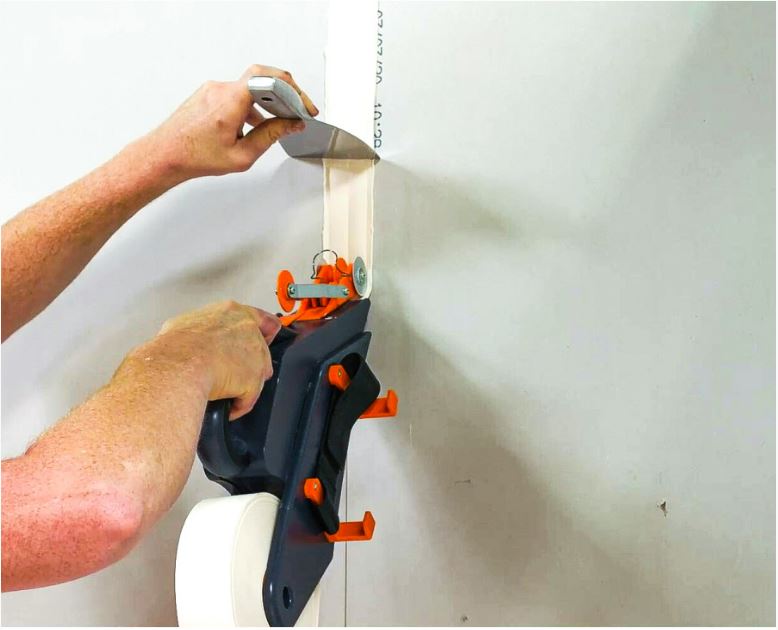 Dérouleur de bande à joints en plastique Edmaplic avec roulette d'angle - EDMA - 367955