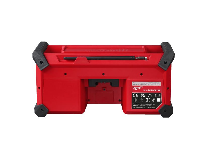 RADIO DE CHANTIER BLUETOOTH MILWAUKEE M18 RADDAB+G2 - 4933492344