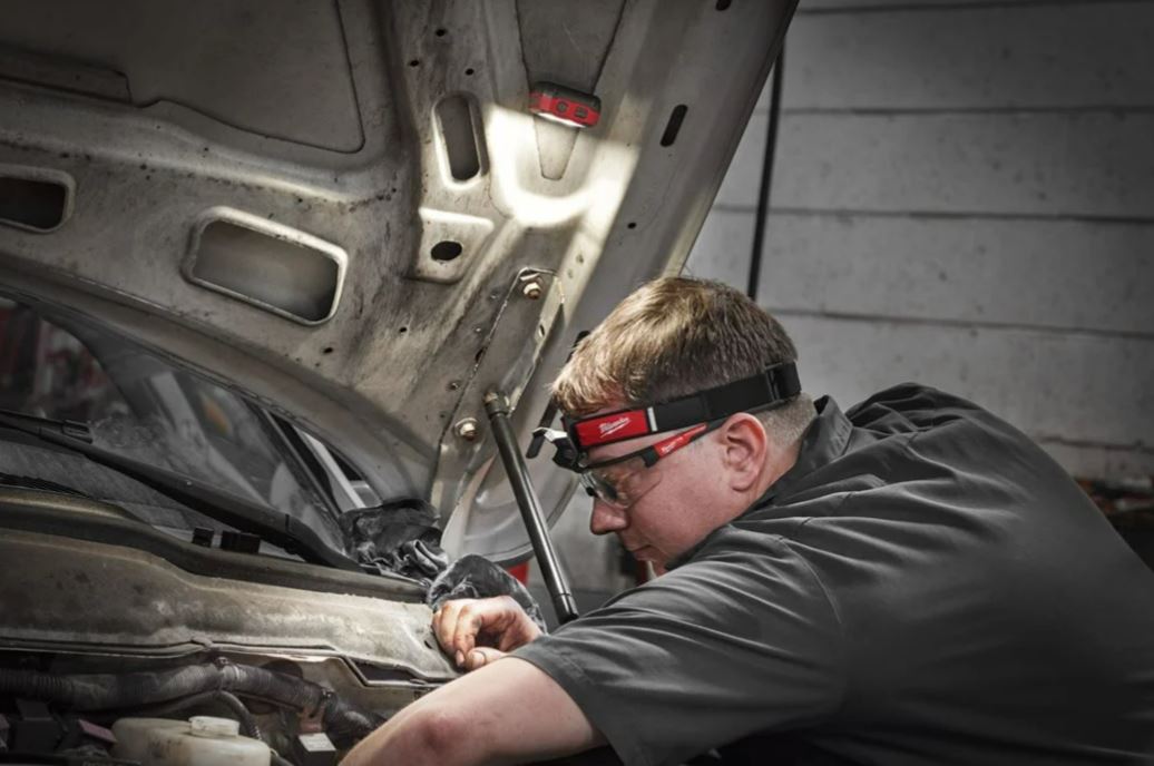 Lampe frontale rechargeable USB MILWAUKEE 450 lumens - IR HL450 - 4933478587