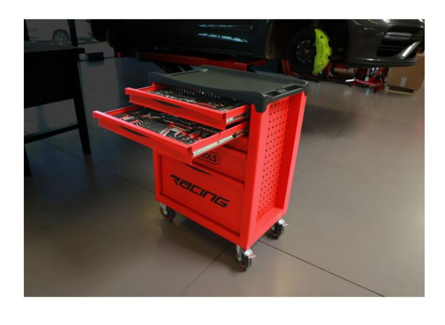 Servante d'atelier RACING KS TOOLS 5 tiroirs équipée de 184 outils - 855.5184 KS TOOLS - 855.5184