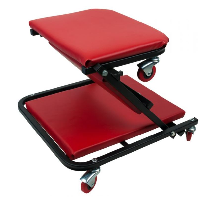 Chariot de visite convertible en siège d'atelier 1020x460mm KS TOOLS - 500.8011