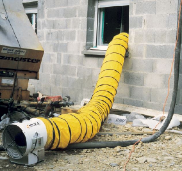 VENTILATEUR MOBILE EXTRACTEUR SOVELOR DIAMETRE 300 MM GAINABLE - V300