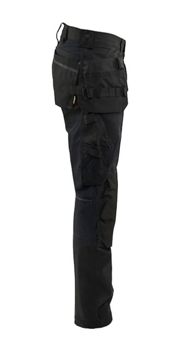 Pantalon de travail noir BLAKLADER 1750 stretch 2D - 175018329900C