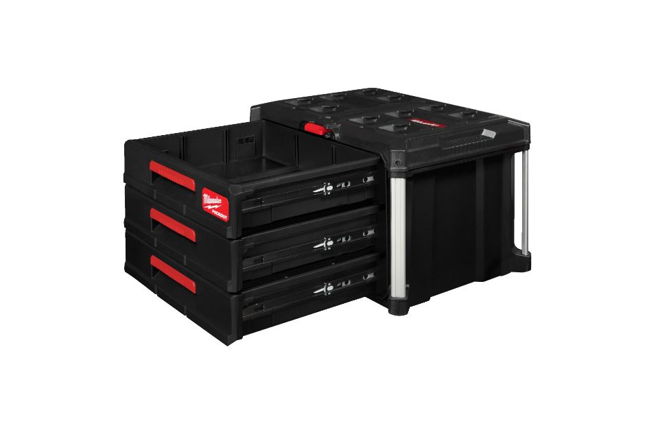 PACKOUT MILWAUKEE COFFRET 3 TIROIRS - 4932472130