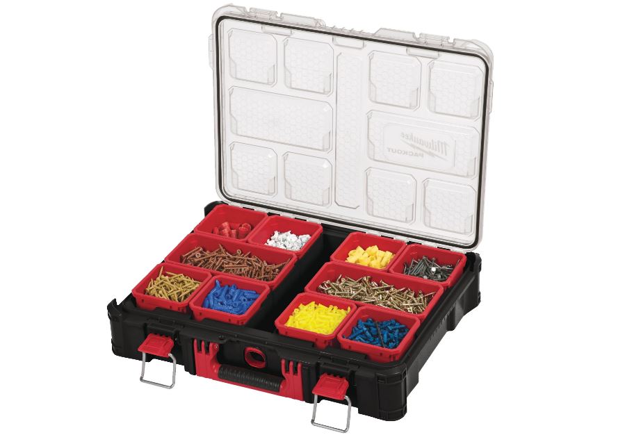 PACKOUT organiseur 10 bacs - 500 x 380 x 120 MILWAUKEE ACCESSOIRES - 4932464082