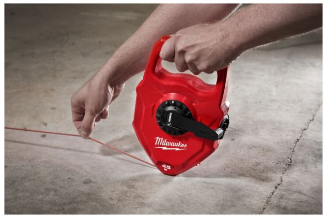 Cordeau traceur 45 m MILWAUKEE ACCESSOIRES enrouleur manuel - 4932471635