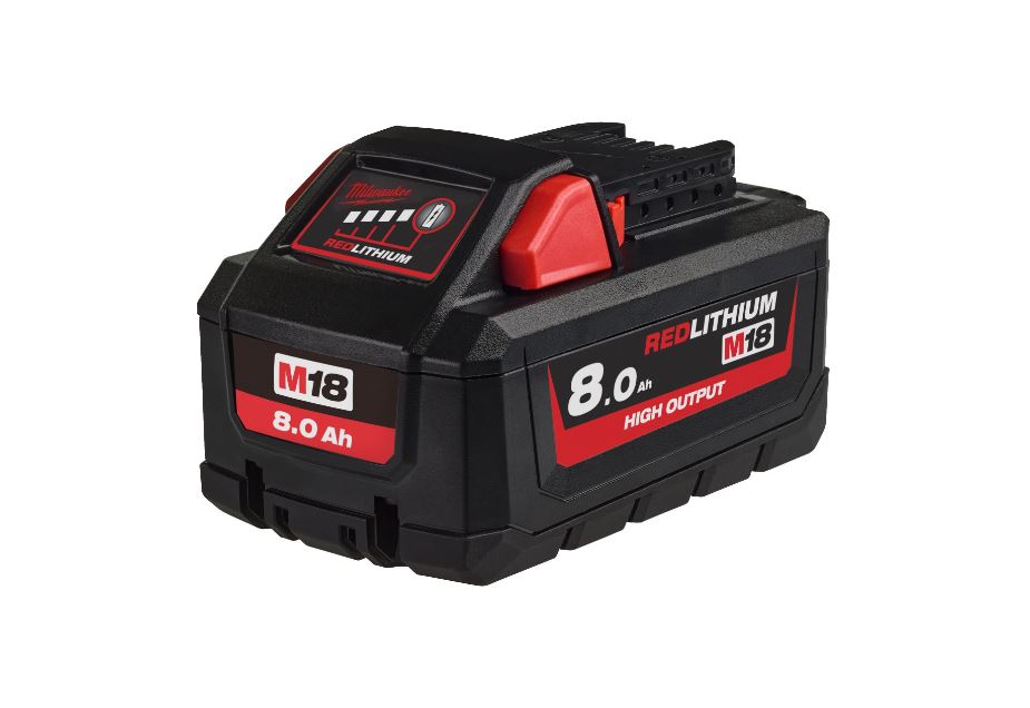 Batterie MILWAUKEE 8 Ah M18 High output 4932471070