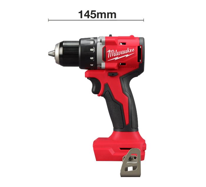 PERCEUSE VISSEUSE 18V COMPACTE MILWAUKEE BRUSHLESS M18 BLDDRC-0 SANS BATTERIE - 4933492831