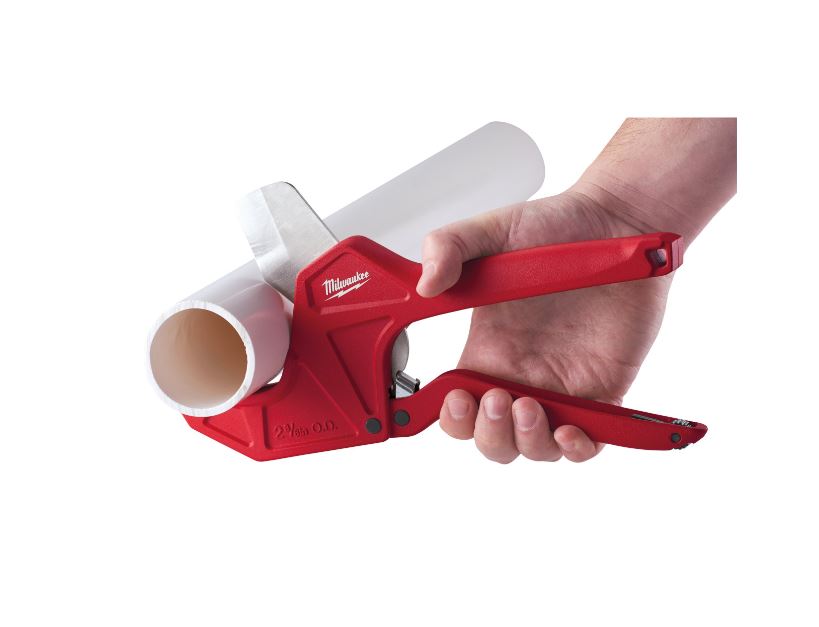 Coupe tube PVC 60 mm à cliquet MILWAUKEE ACCESSOIRES - 4932453379