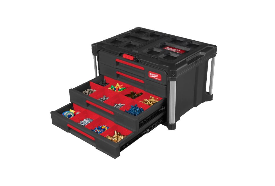 PACKOUT COFFRET 4 TIROIRS MILWAUKEE ACCESSOIRES - 4932493189