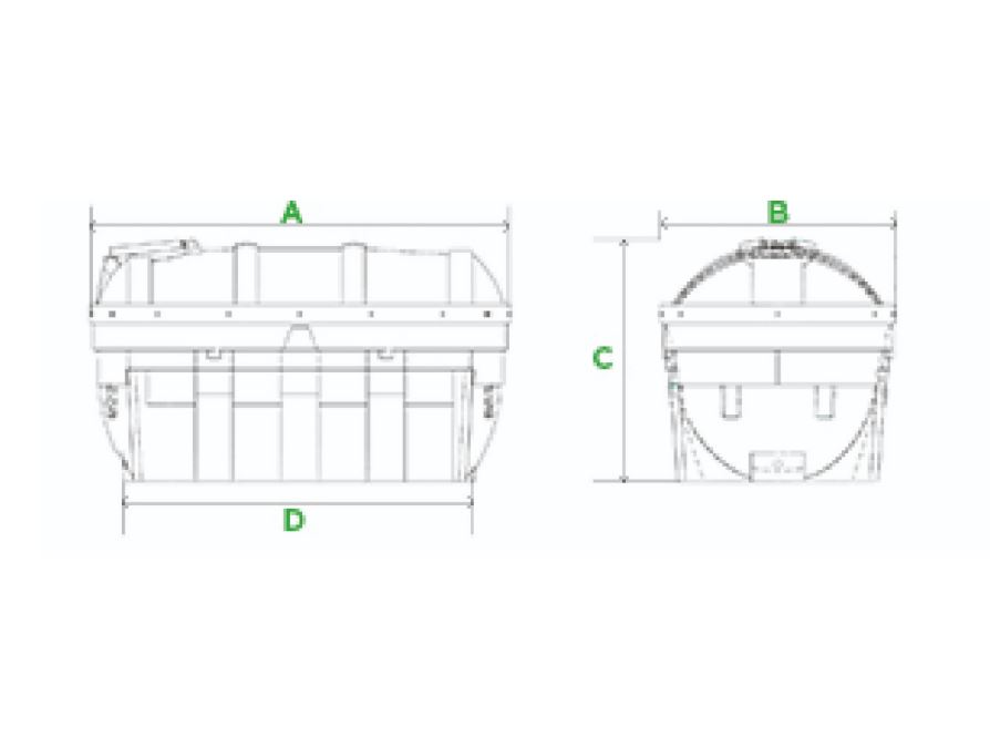 CUVE RECUPERATION HUILE USAGÉE 2500L - RENSON - 970401