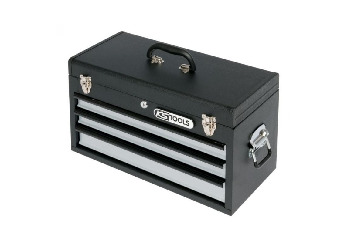 Coffre à outils ULTIMATE 3 tiroirs et plateau 114 outils KS TOOLS - 922.0100
