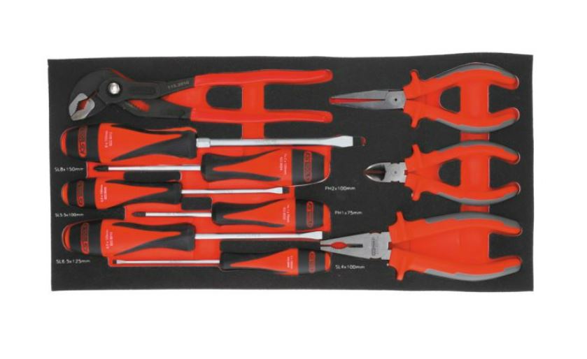 Coffre à outils ULTIMATE 3 tiroirs et plateau 114 outils KS TOOLS - 922.0100