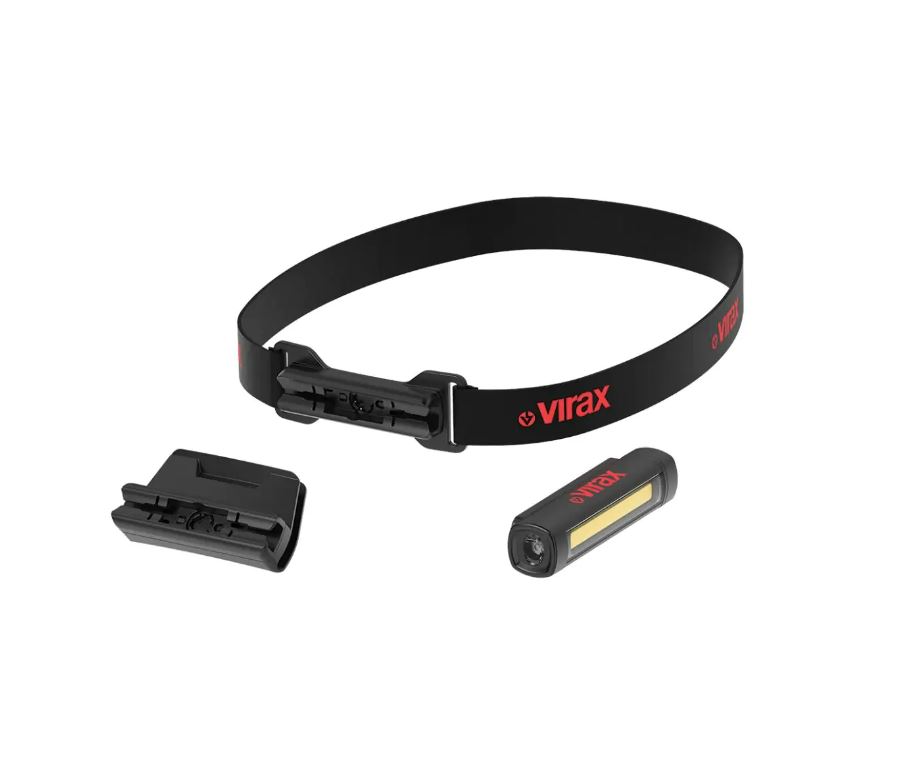 Lampe frontale pro 2-en-1 rechargeable VIRAX - 262828
