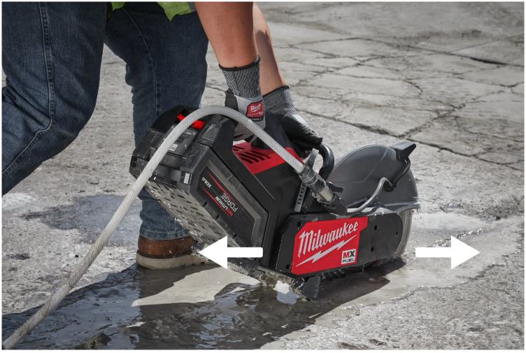 Découpeuse à batterie 350mm MILWAUKEE MXF COS350G2-802 avec batteries et chargeur - 4933480480