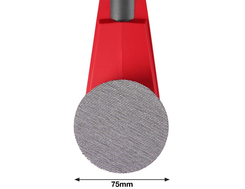 Ponceuse orbitale excentrique 75 mm MILWAUKEE M12 FSDR75-202B avec batteries - 4933498233