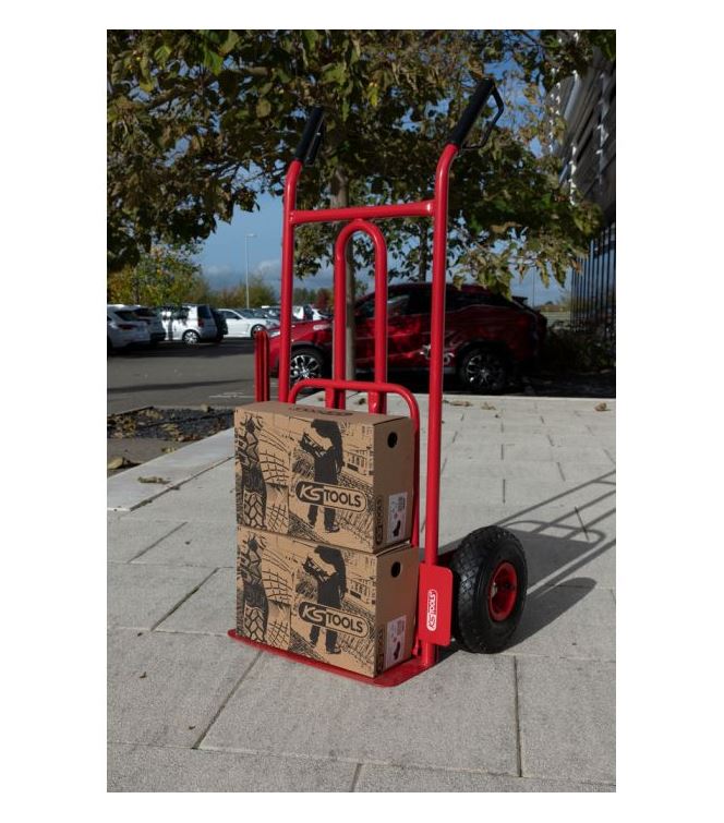 Diable avec bavette roues gonflables 250 kg KS TOOLS - 160.0226