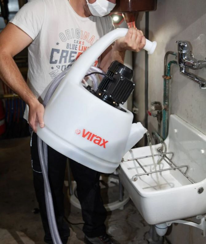 Pompe à détartrer 15l VIRAX 33 l/min 295000