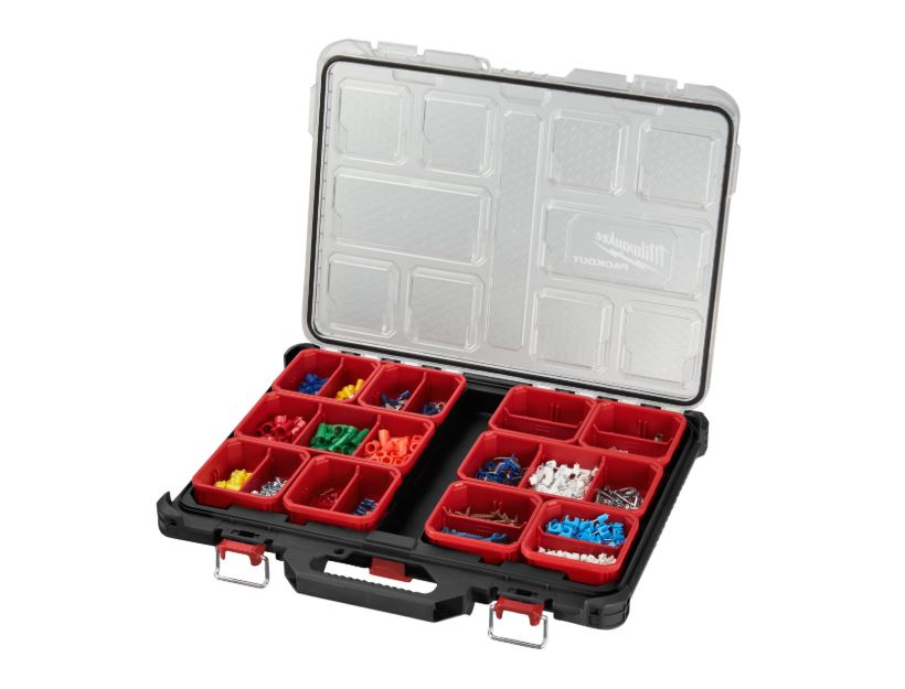 Milwaukee organiseur Packout slim avec compartiments 4932471064