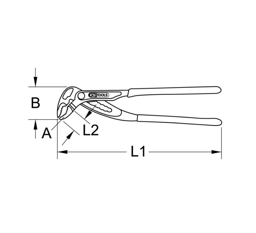 Pince multiprises à verrouillage 10