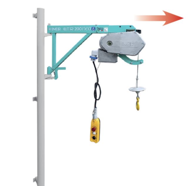 TREUIL ETR 200N CHARGE 200 KG HAUTEUR MAX 30 IMER - 03061230