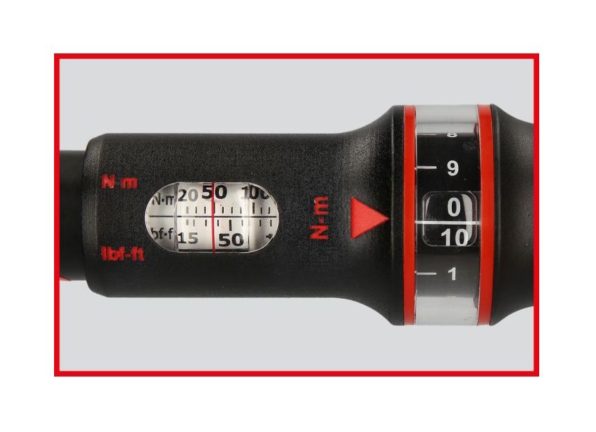 Clé dynamométrique ERGOTORQUEprécision® avec inverseur, 1/2'' - 80-420 Nm KS TOOLS - 516.1582