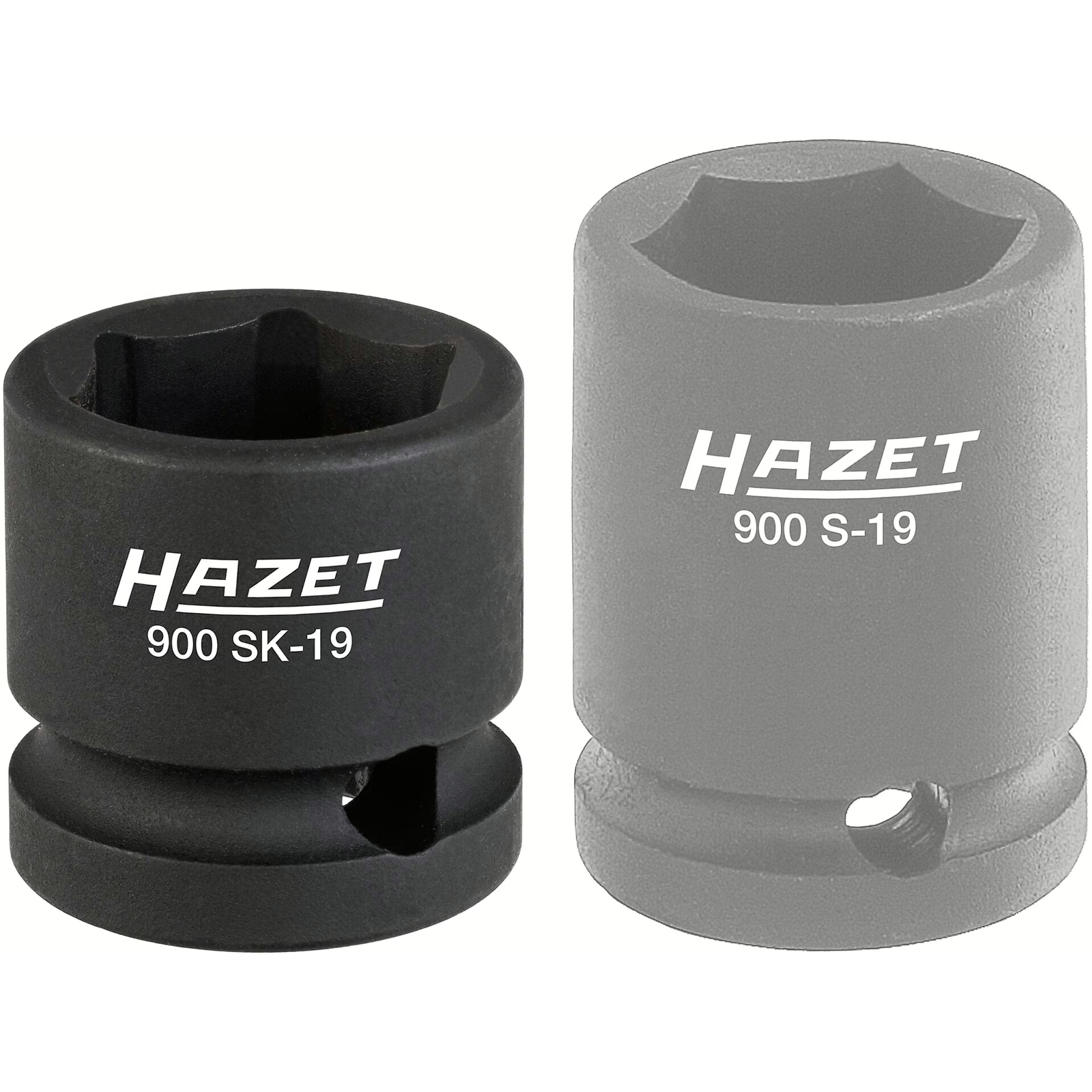 Jeu de douilles à chocs 1/2 pouce 10 pièces extra-courtes profil 6 pans HAZET - 900SK/10