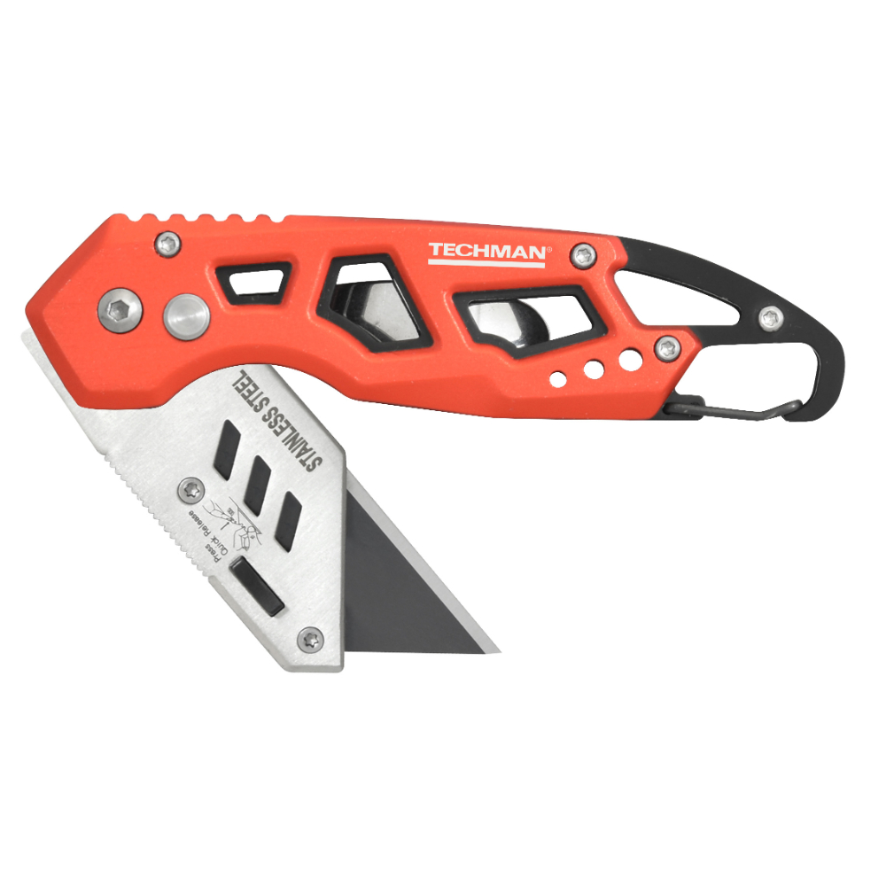 Couteau aluminium pliant - TECHMAN - 2100350