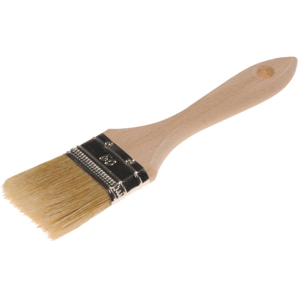 Pinceau queue de morue acrylique à manche bois 102mm DRAKKAR TOOLS - 22507