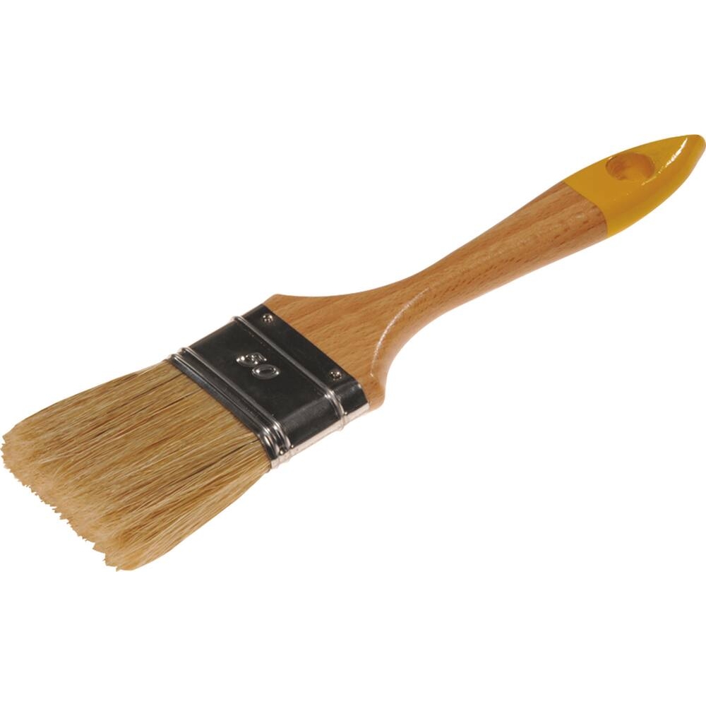 Pinceau queue de morue acrylique à manche bois vernis 30mm DRAKKAR TOOLS - 22510