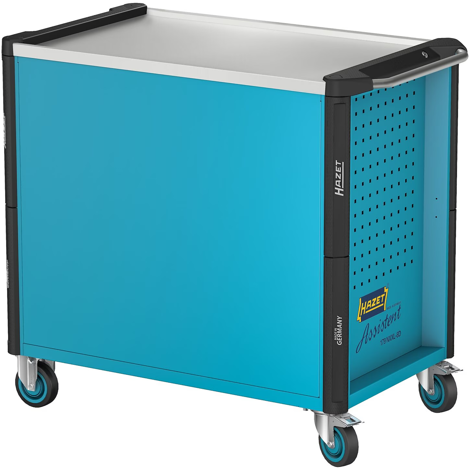 Servante d’atelier extra-profonde 8 tiroirs inox 1133x642x1020 mm HAZET - 179NXXL-8D