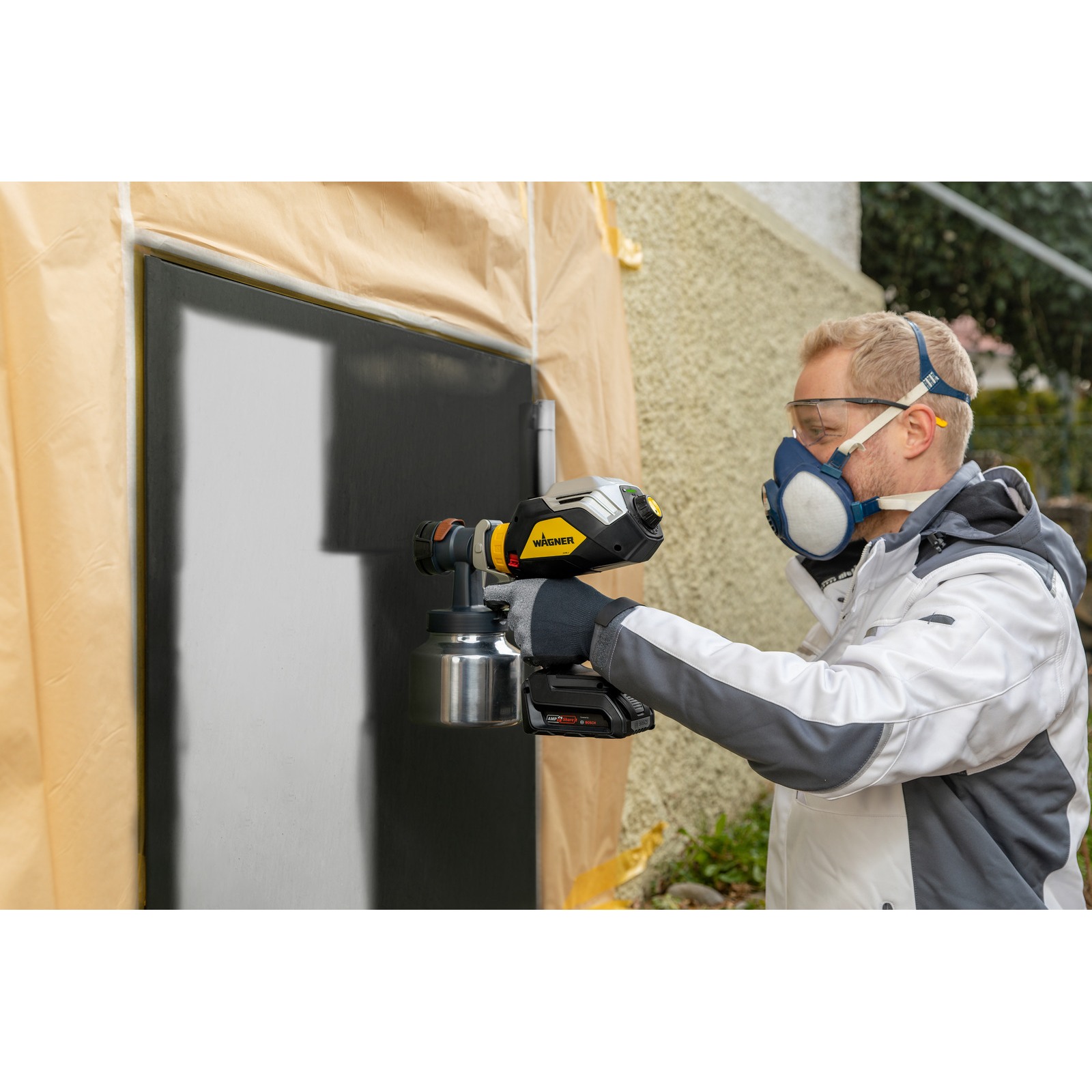 Turbine FinishControl 4000 18V FineSpray KIT (2 batteries et chargeur) - WAGNER - 2437240