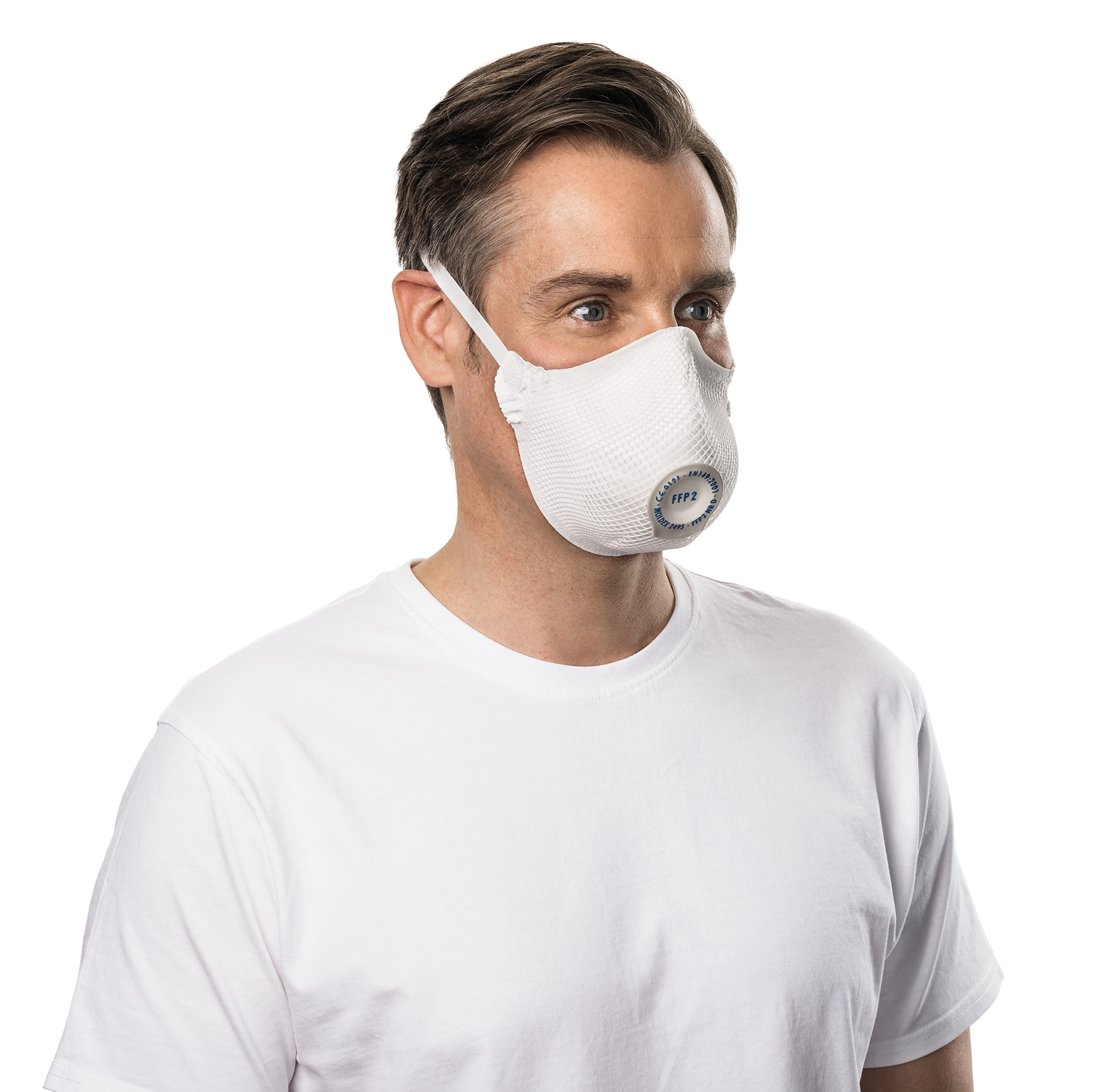 MASQUE FFP2 NR D AVEC SOUPAPE SMART SOLO - LOT DE 20 - MOLDEX - 249501