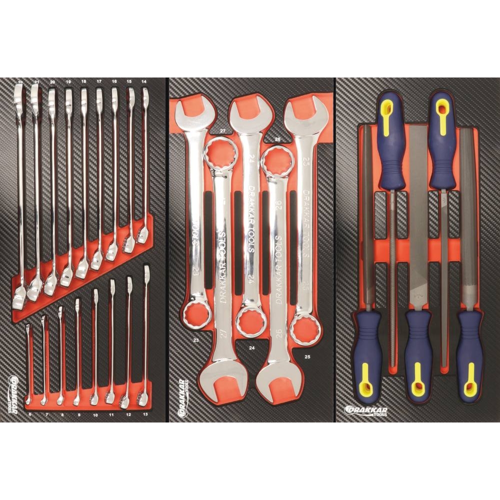 Module mousse 402x189mm carbone limes - 5 pcs DRAKKAR TOOLS - 09883