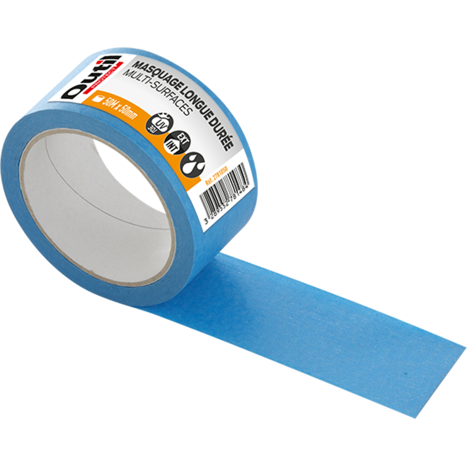 Masquage Longue durée 50 m x 38 mm Épaisseur totale 125 µm L'OUTIL PARFAIT - 2804038
