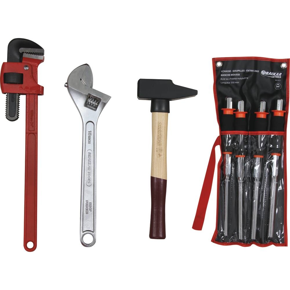 Marteau rivoir 50mm 2kg avec manche bois DRAKKAR TOOLS - 12722