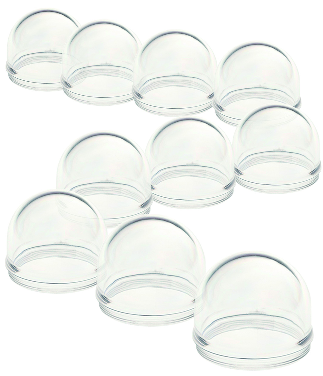 10 dômes plastique pour Visioval tête 40mm VIRAX - 294043