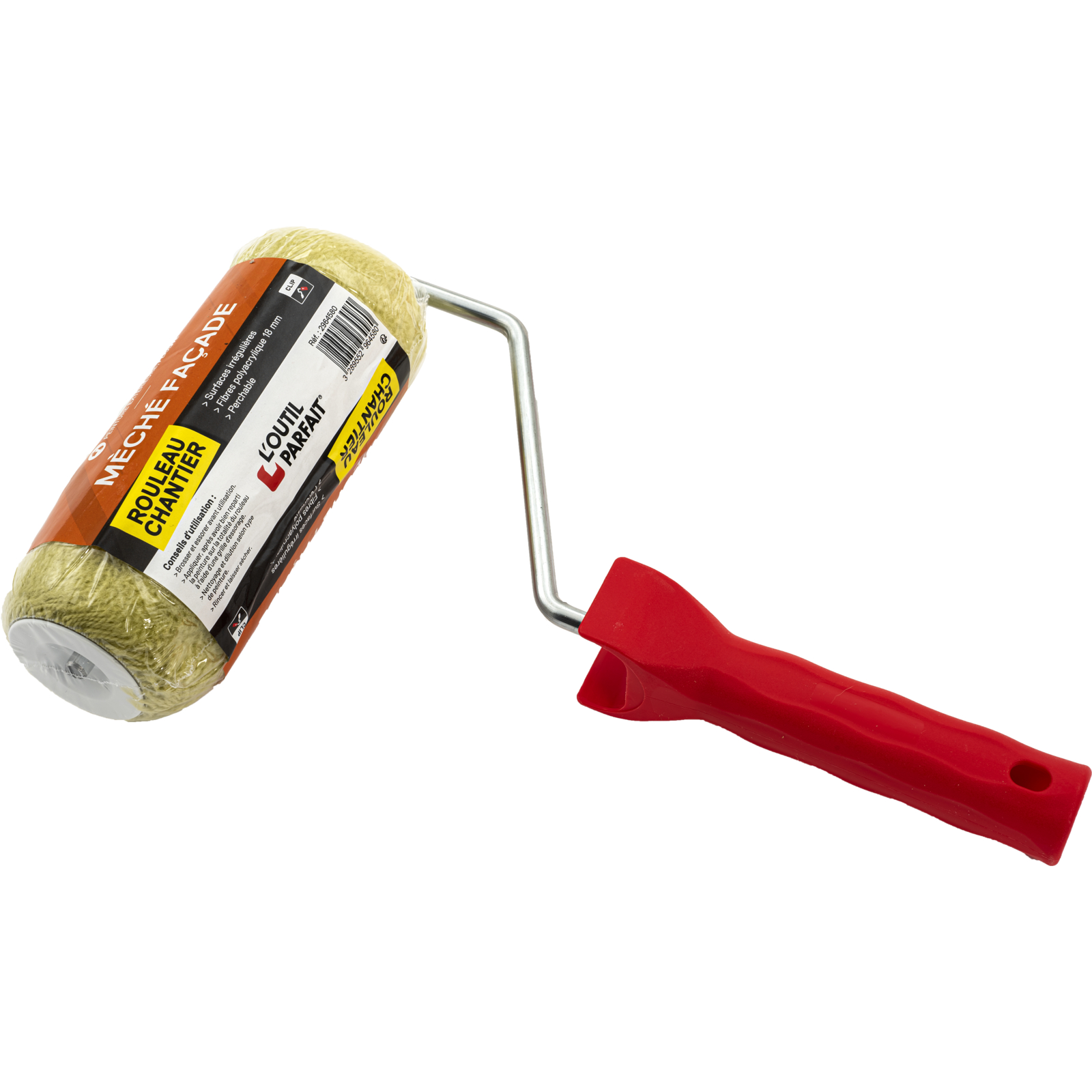 Rouleau pour façade polyacrylique méché 18 mm Taille 180 mm L'OUTIL PARFAIT - 2964580