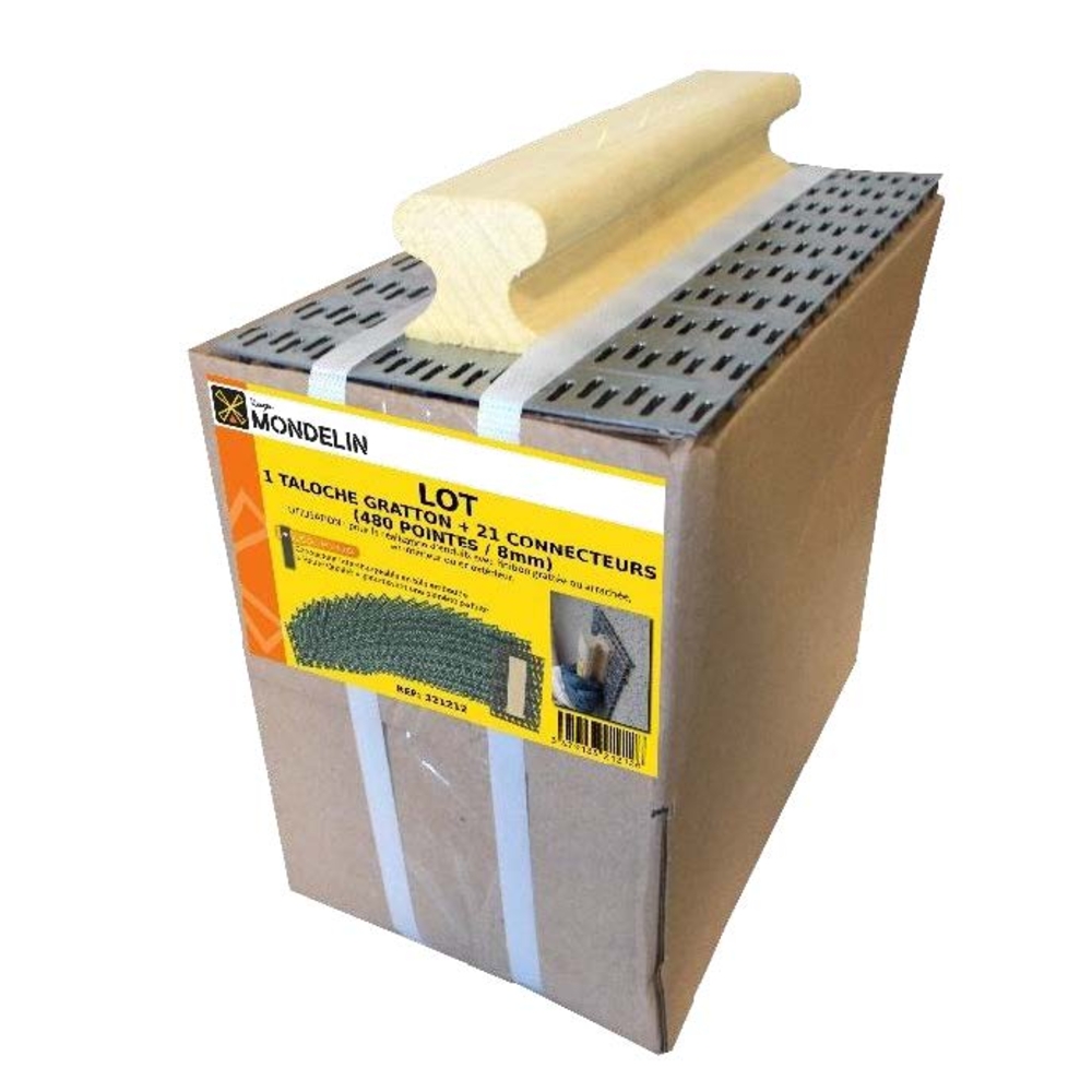 LOT FACADIER : 1 GRATTON 480 POINTES + 21 CONNECTEURS DE RECHANGE - MONDELIN - 321212