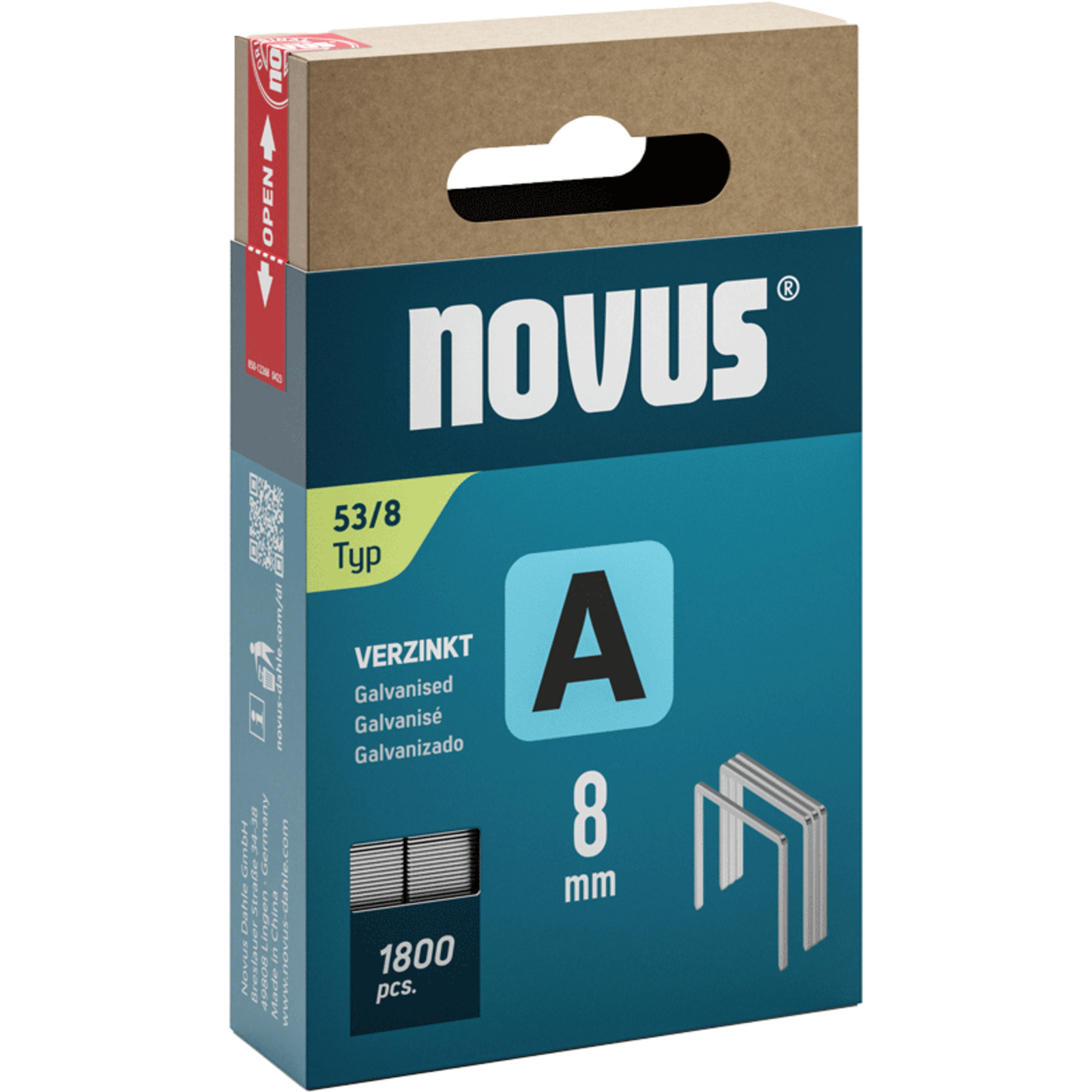 Agrafes A53 Taille 6 mm Boite de 1800 L'OUTIL PARFAIT - 333006