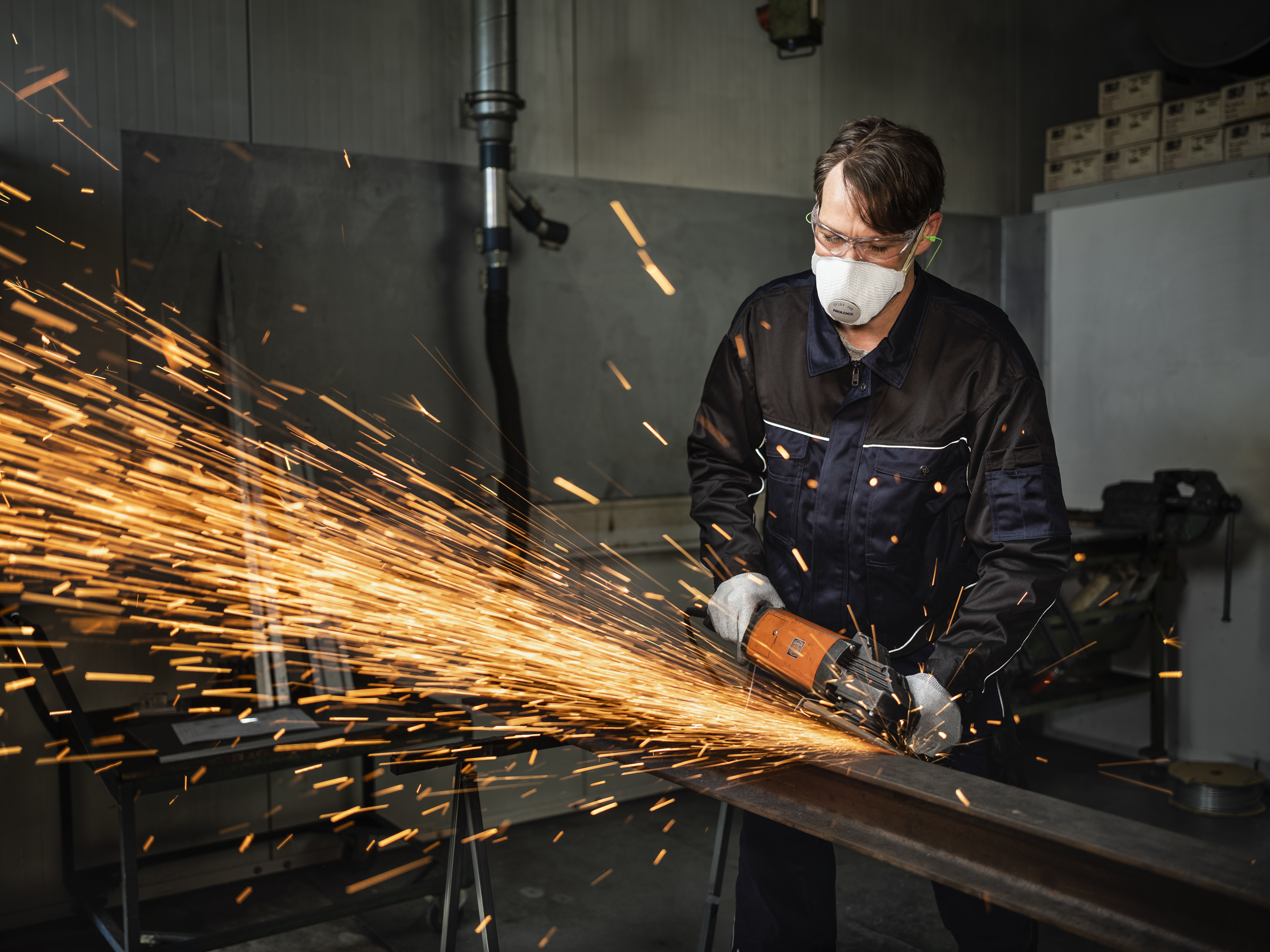 MASQUE FFP3 R D AIR PLUS AVEC SOUPAPE PROVALVE LOT DE 5 - MOLDEX - 340801