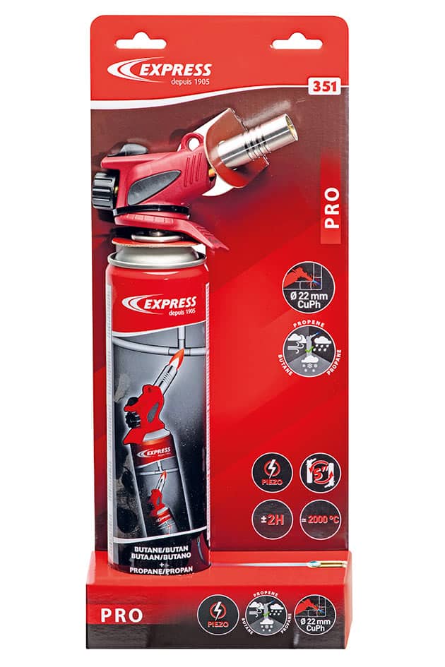 LAMPE À SOUDER PIEZO PROPANE - EXPRESS - 351